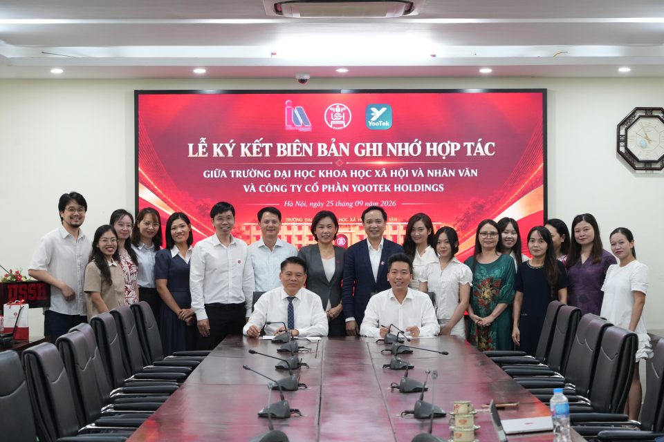 YOOTEK VÀ TRƯỜNG ĐẠI HỌC KHXH&NV KÝ KẾT HỢP TÁC CHIẾN LƯỢC, THÚC ĐẨY PHÁT TRIỂN GIÁO DỤC VÀ VĂN HÓA SỐ