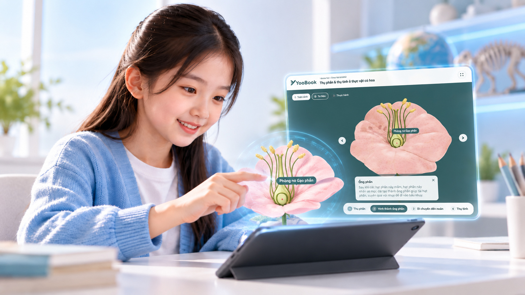 Công nghệ giáo dục 3D/XR giúp học sinh khám phá kiến thức trực quan và tương tác
