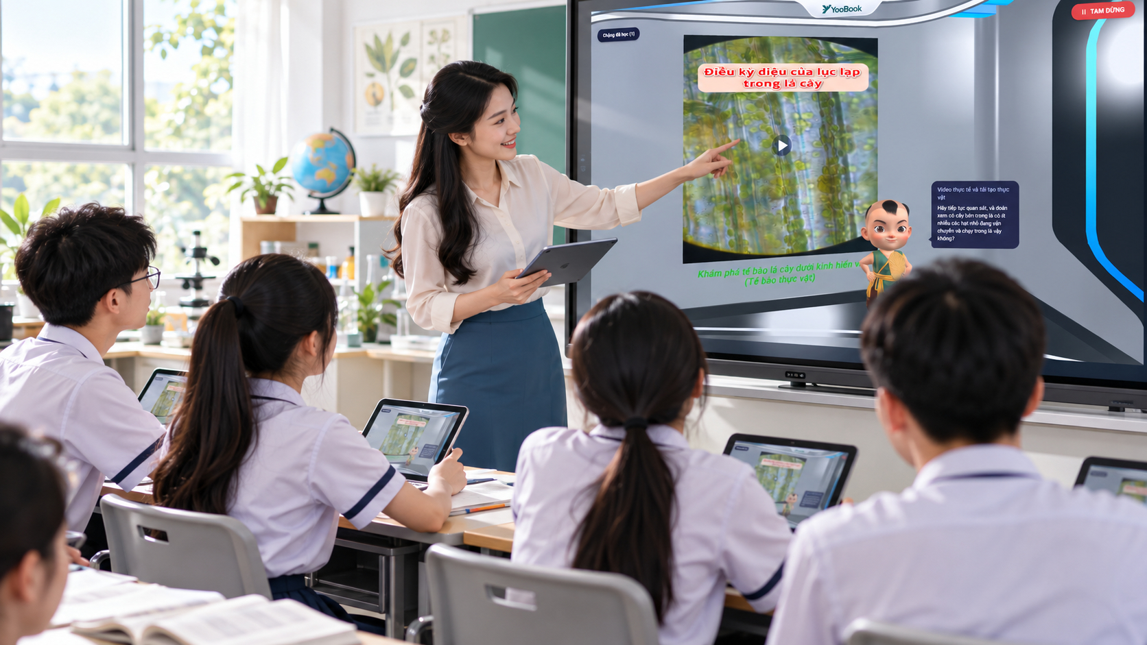 Giáo án điện tử với mô hình 3D hỗ trợ hoạt động dạy học
