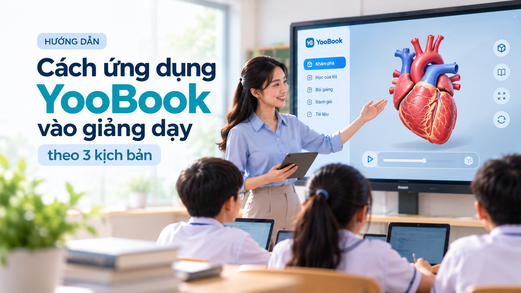 Hướng dẫn cách ứng dụng YooBook vào giảng dạy