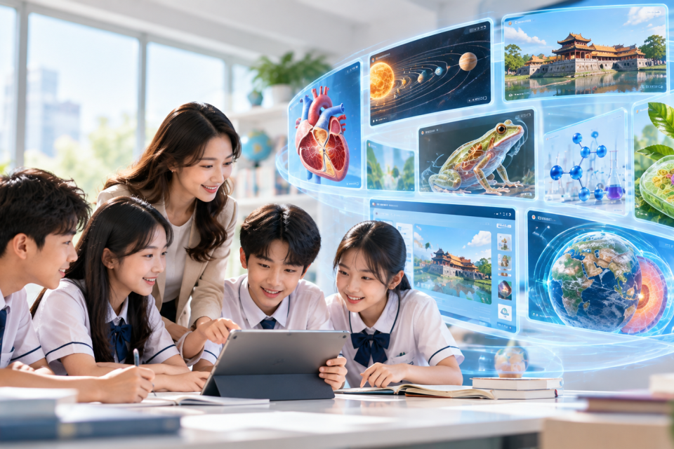 Nền tảng giáo dục trực tuyến kết nối giáo viên, học sinh và học liệu số tương tác