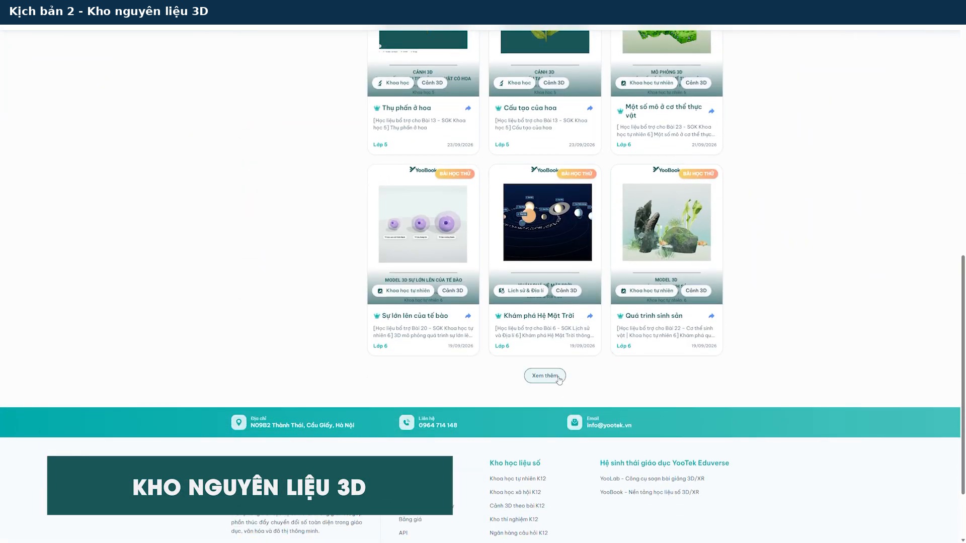 Frame video hướng dẫn tìm học liệu YooBook khi tổ chức tiết học kết hợp phương pháp truyền thống
