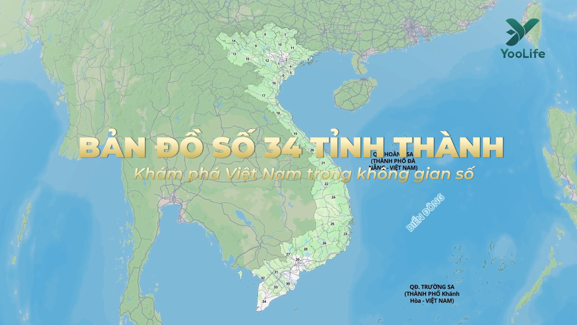Bản đồ số 34 tỉnh thành