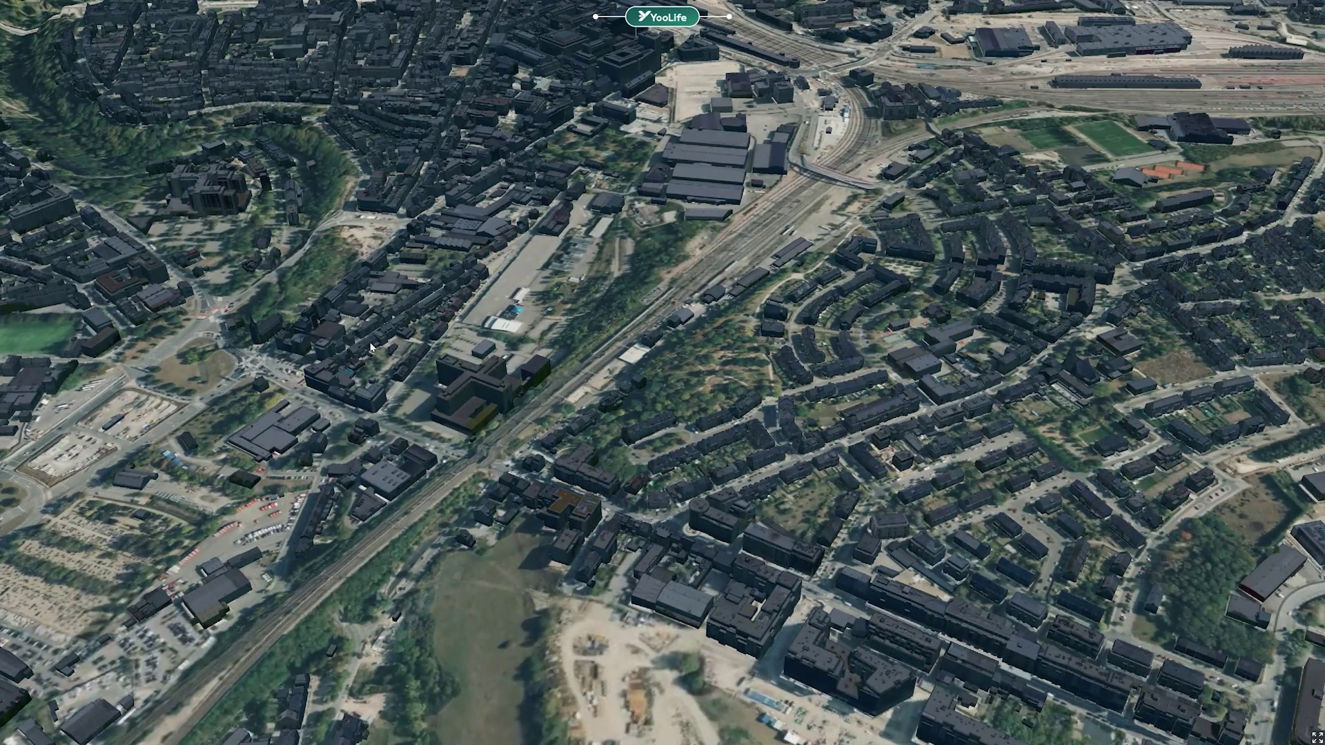 Mô hình 3D không gian đô thị Luxembourg